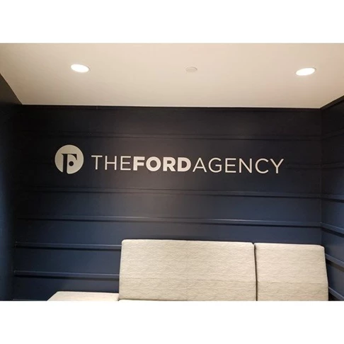 Dimensional Wall Letters and Logo for The Ford Agency