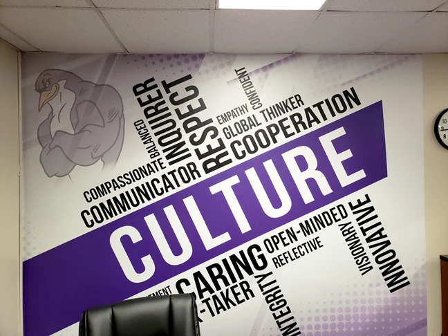 Wall Graphics in Office